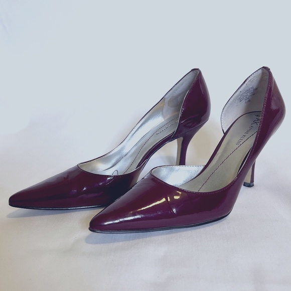 Women's Anne Klein Christa D'Orsay Plum Berry 3" Heels, Size 6.5M - Picture 7 of 10